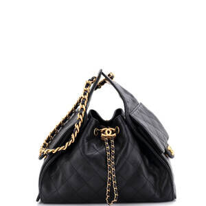 Chanel Small 25 Hobo Bag Quilted Caviar